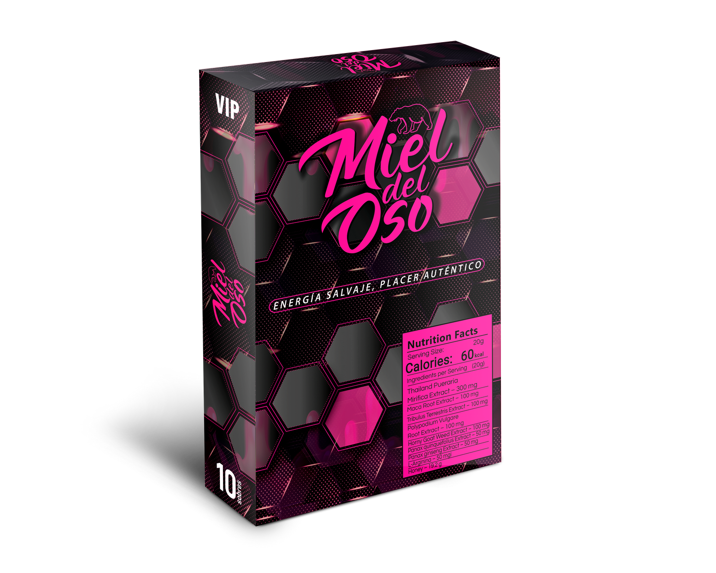 Caja de 10 sobres - Miel del Oso 🐻🍯🎀 Mujer ✨ Coming Soon ✨